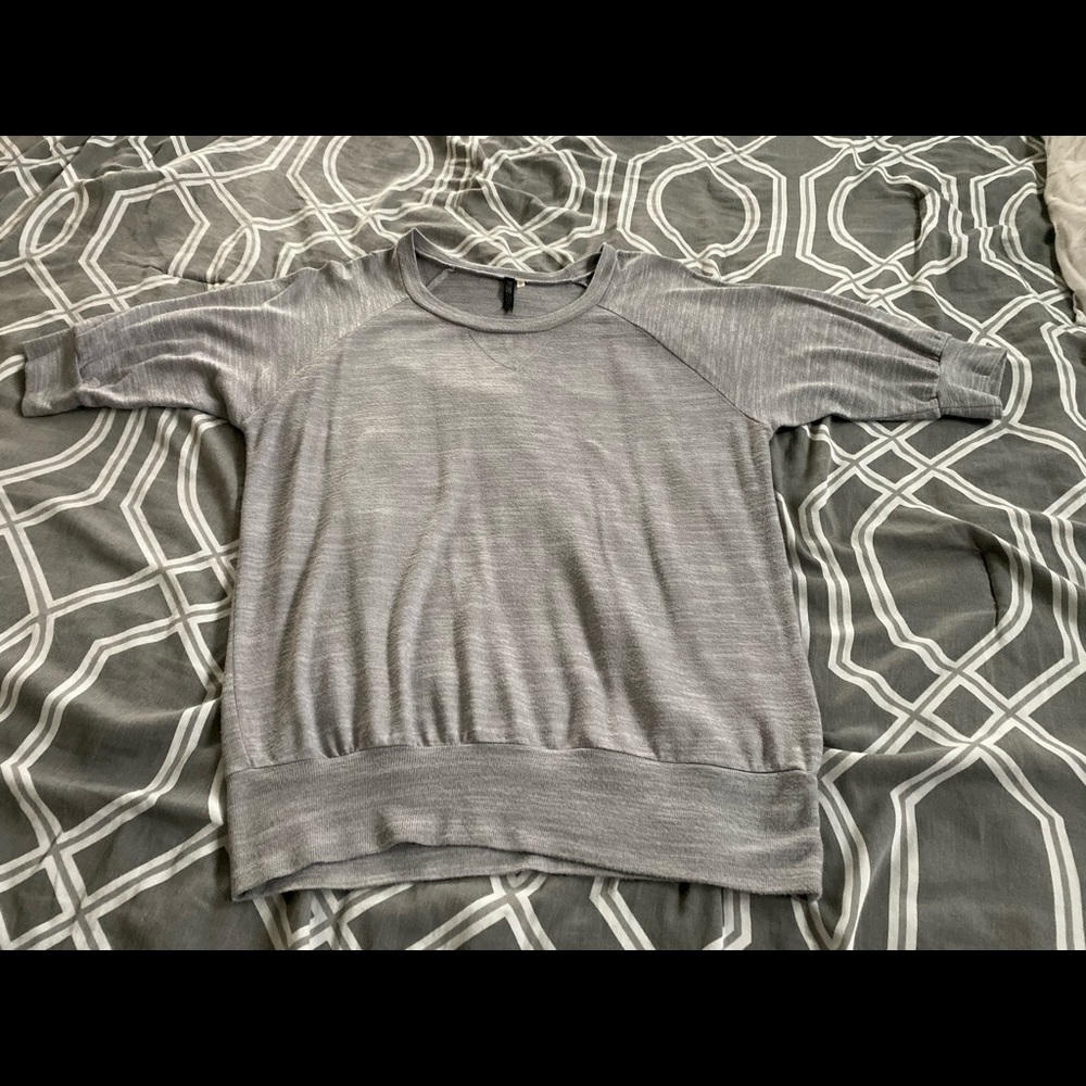 Long Sleeve Gray Shirt